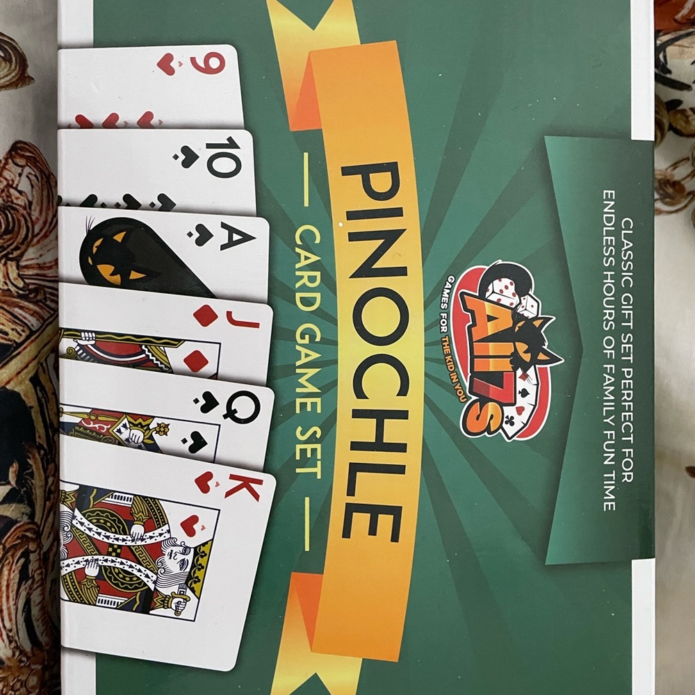 Pinochle Card Game Set - Brand new